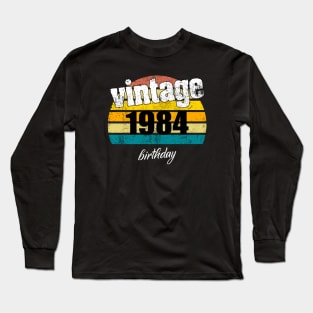 vintage 1984 Long Sleeve T-Shirt